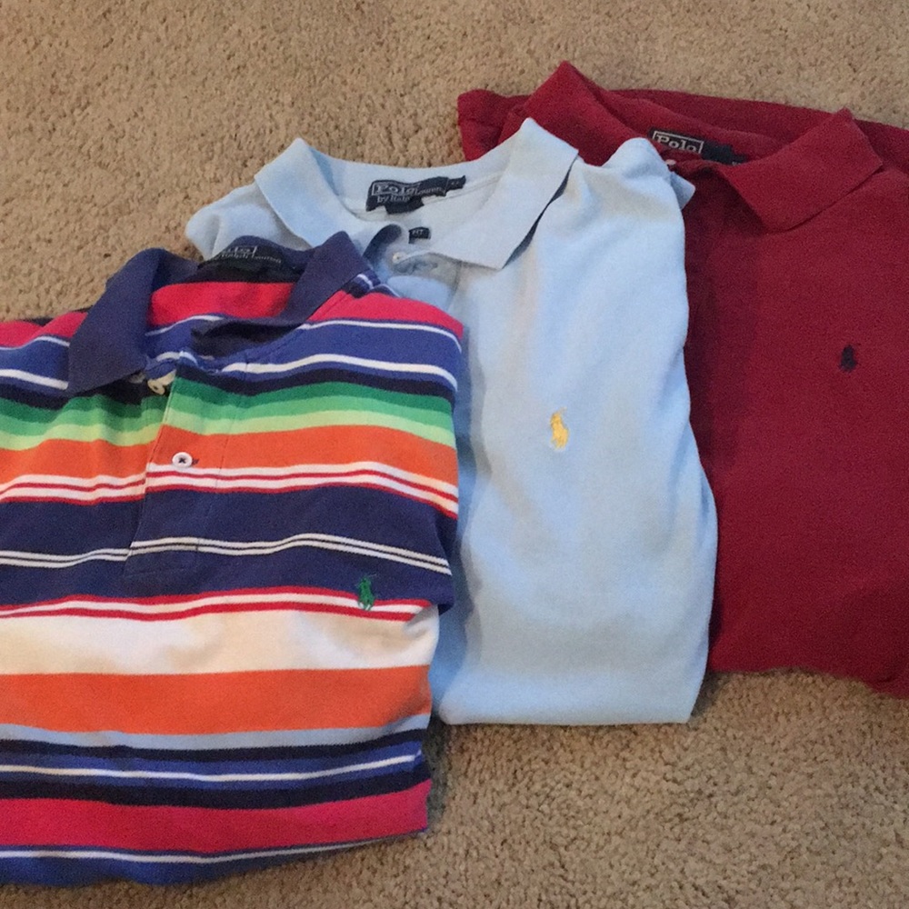 Short sleeve polo shirts